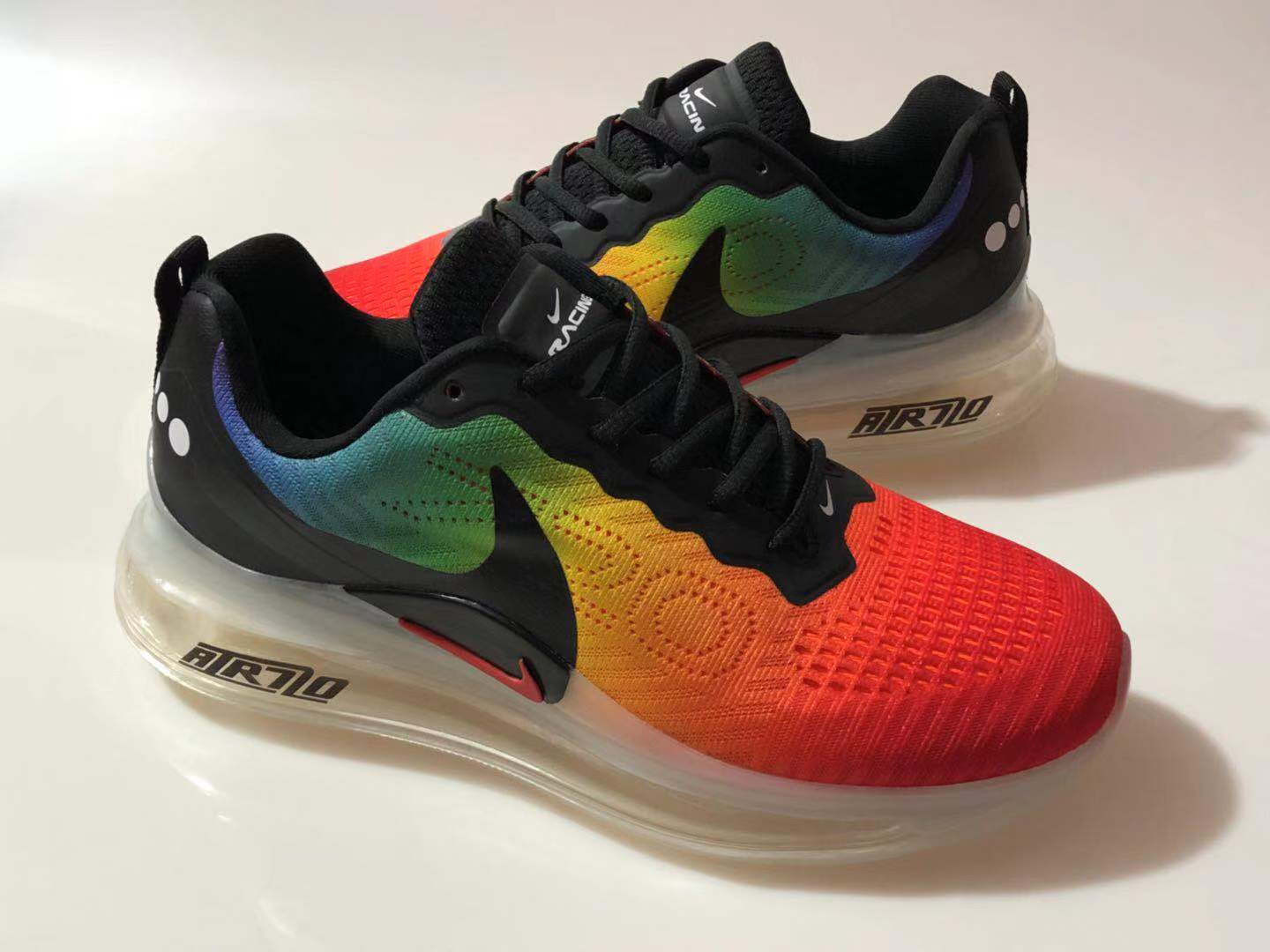 Nike Air Max 720 Red Yellow Black Blue Running Shoes